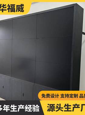 55寸43拼接屏支架落地电视墙机柜电脑多屏显示器前维护液压挂墙架