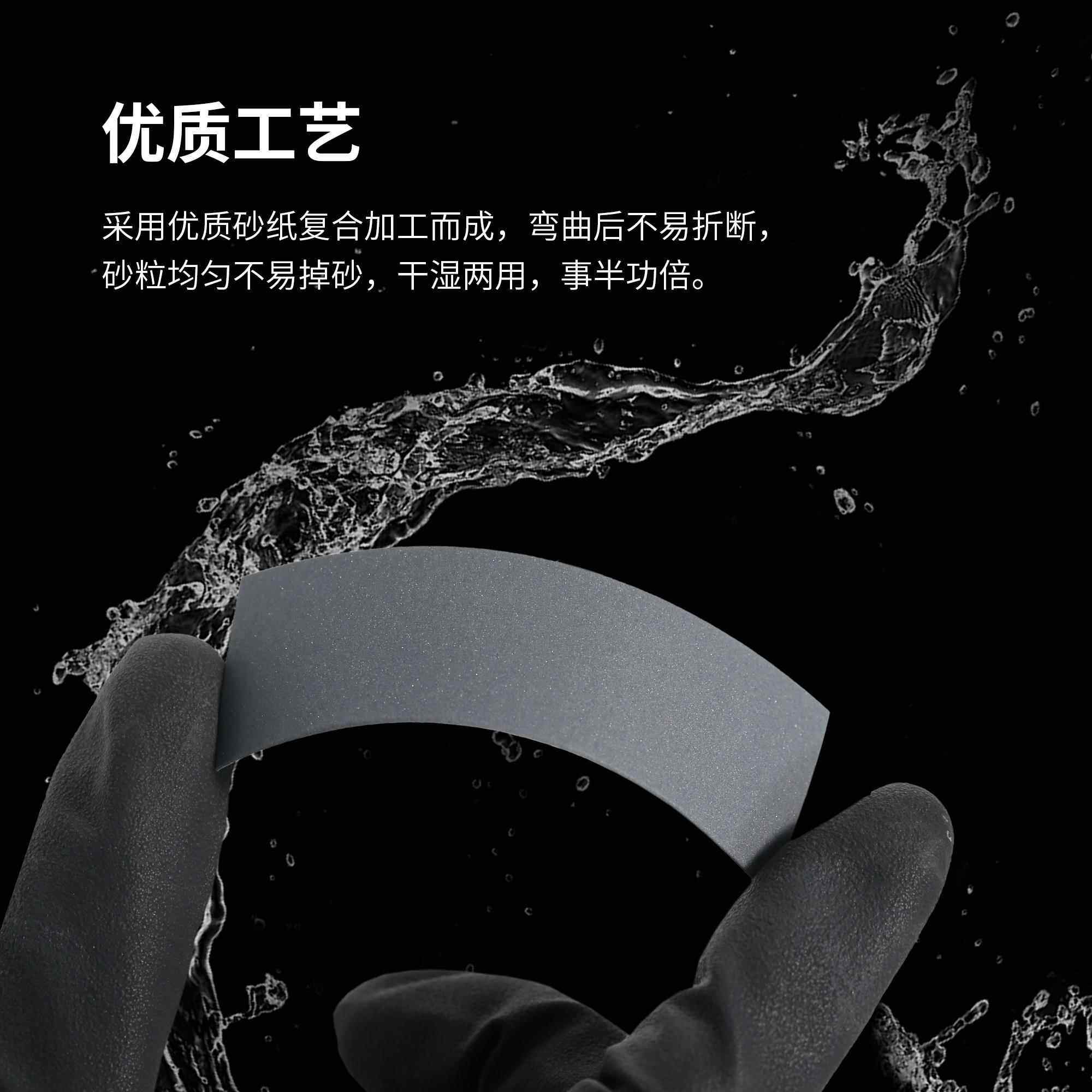 迪斯派 背胶砂纸套装 模型工具高达GK军事制作水口打磨抛光粗细