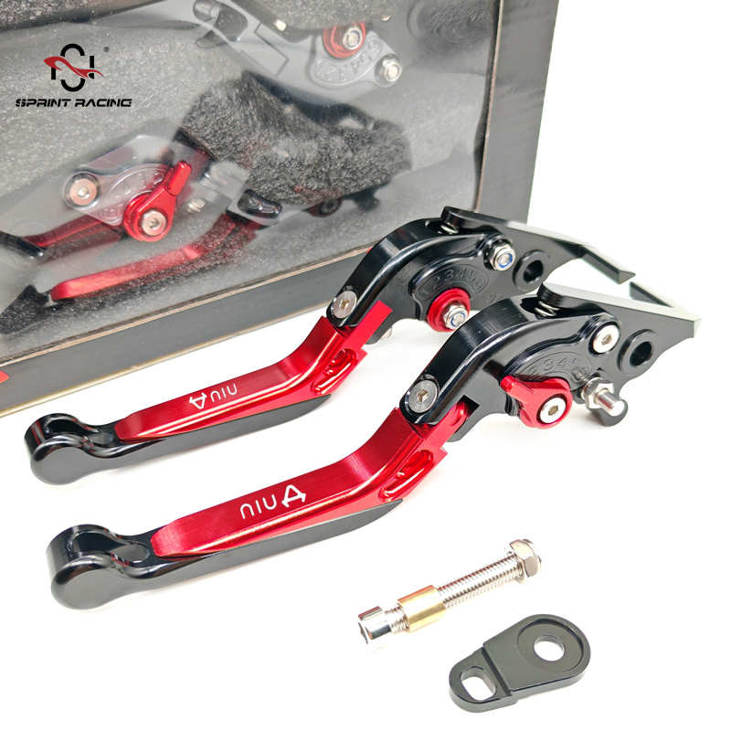 小牛电动车G400/G400T/MQIL NQI改装带驻车牛角拉杆刹车碟刹手把