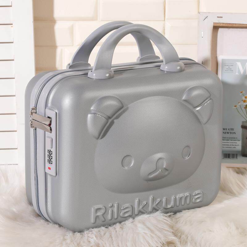 正品手提行李箱化妆箱子包14可寸卡通爱动漫密码箱轻迷你收纳小便