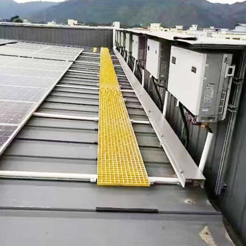 玻璃钢格栅光伏检修通道树篦子网格板污水池排水沟玻璃钢花纹盖板