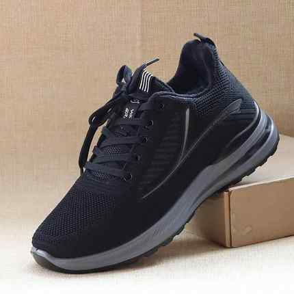 正品冬季老北布鞋男鞋加绒暖爸爸京鞋中老年休闲运保动鞋系带健步