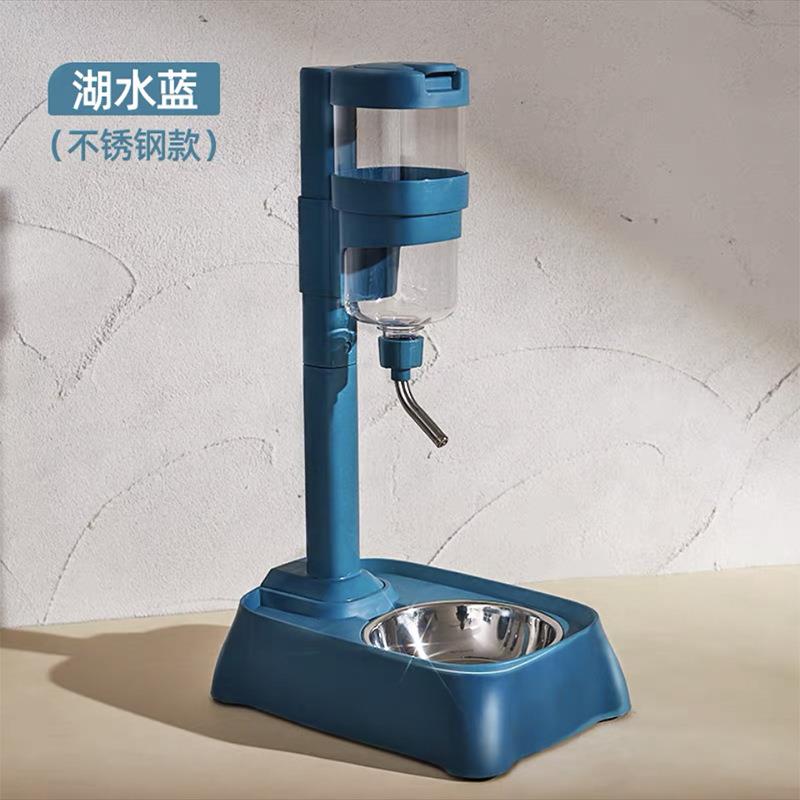 狗狗喝水器不湿嘴饮水机自动挂式悬挂喂食碗喂水水壶猫咪宠物用品