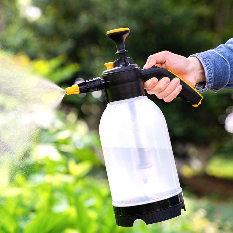 厂家L透明喷壶气压式塑料喷水洒水壶家用消毒工具园艺用品