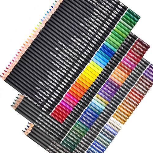 1200色彩色笔笔铅包套油性彩铅笔12色高品质彩铅装新品