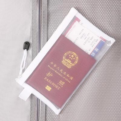 Travel Document Organizer Passport Holder, Portable Clear Me