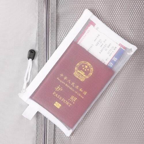 Travel Document Organizer Passport Holder, Portable Clear Me