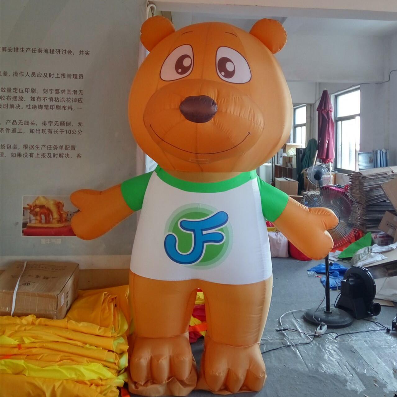 【厂家直售】活动充气卡通气模来图制作行走卡通人偶充气模型