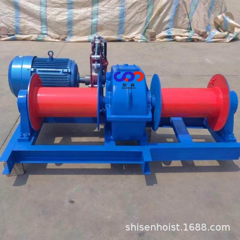 JMH型电控卷扬机5T10T15T双卷筒钢丝绳卷扬机