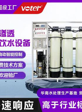 1T反渗透水处理设备双级纯水工业超纯水RO软化水直饮水效