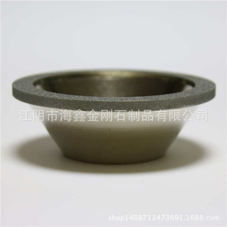 厂家批发 合金碗型砂轮100mm 电镀金刚石碗型砂轮