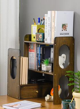 桌面架置书物架家用学生书桌收纳自F5M779SS由组办公室桌上多合易