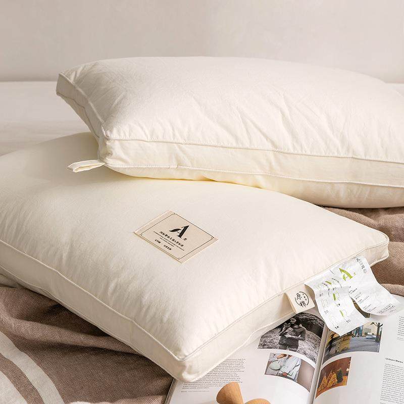 日式原棉A类母婴级纯棉学生枕全棉羽丝绒酒店原生态柔软枕头枕芯,床上用品,U型枕/便携枕,淘宝优惠券,粉丝福利购,淘宝优惠卷