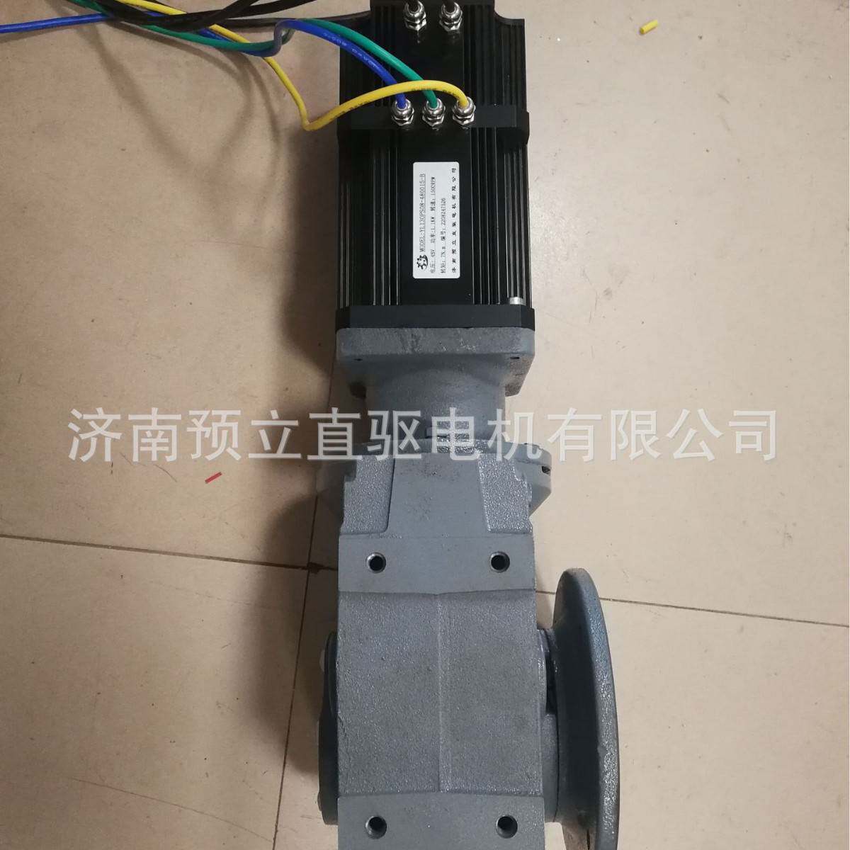 直流伺服减速电机1100W48V40转带24V失电抱闸