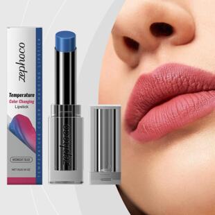 Lipstick ZEPHOCO Nourishi Change Temperature Midnight Blue