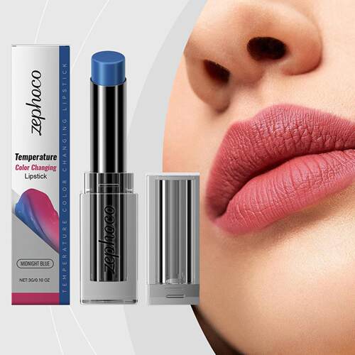 ZEPHOCO Midnight Blue Temperature Change Lipstick - Nourishi