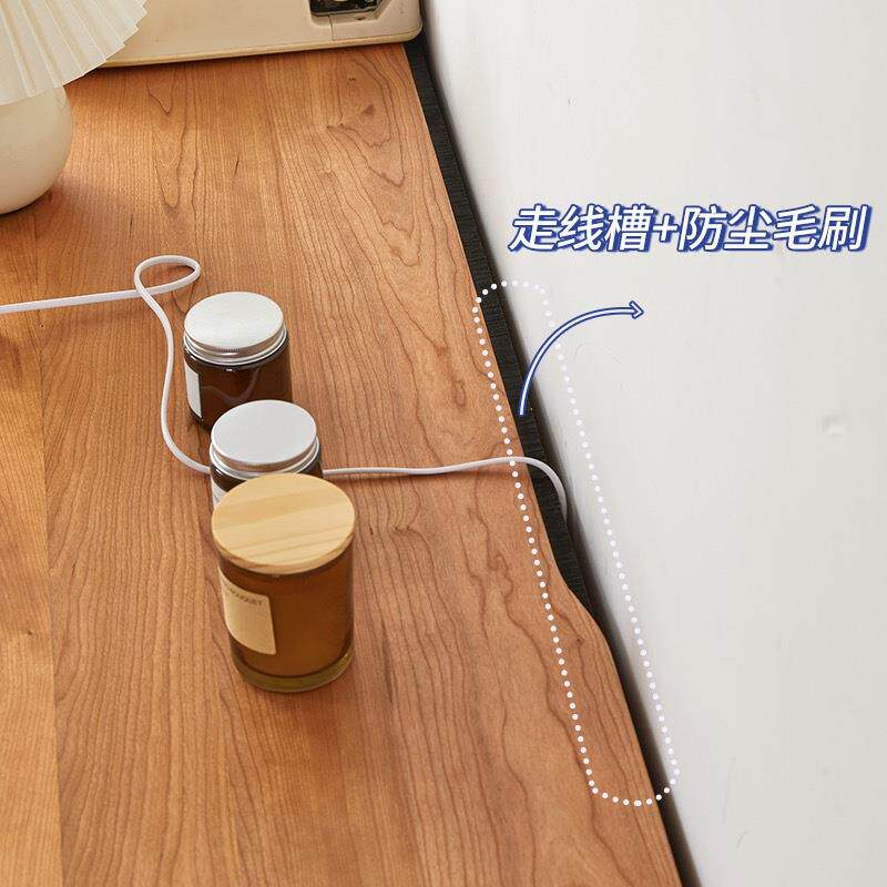 北欧简约全实木中古樱桃木电视柜日式现代大容量储物柜复古小户型