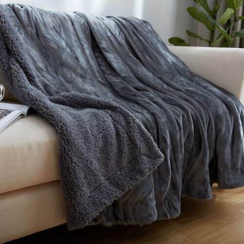 Lamb cashmere Luxury Blanket Throw warm soft Cozy Plush