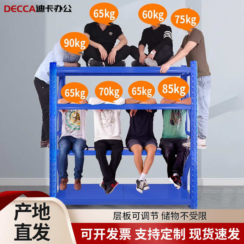 仓储货架多层置物架仓库重型储物落地展示架超市加厚多功能铁架子