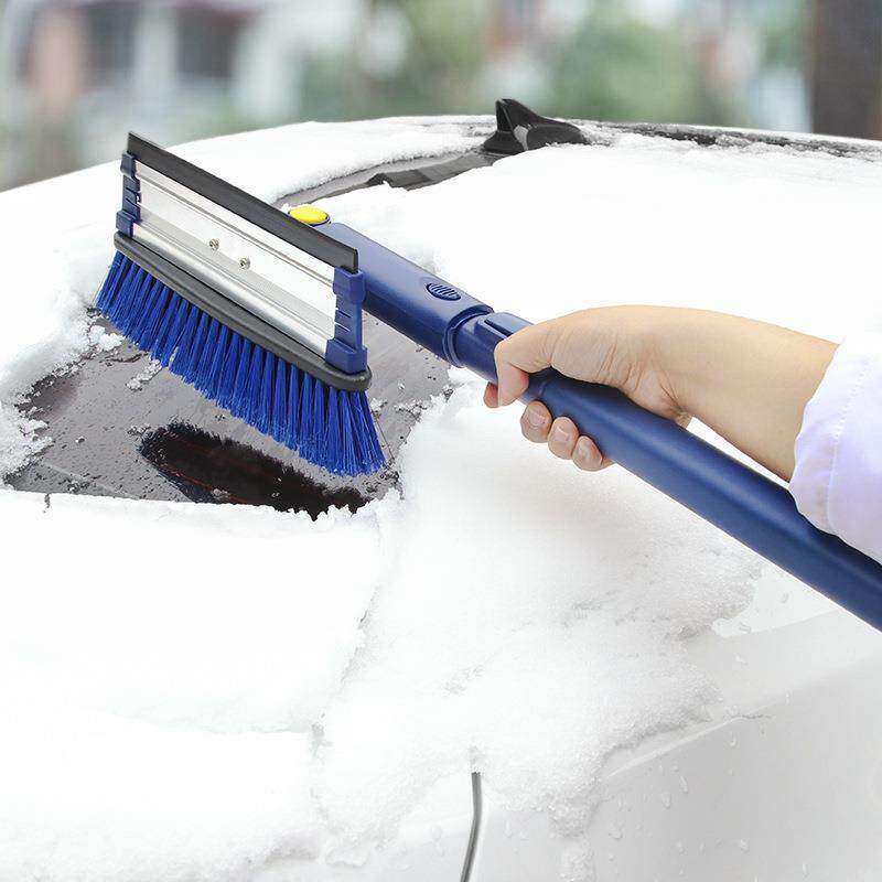 跨境多功能伸缩雪刷汽车用除雪铲冬季清雪工具套装刮霜雪板除冰铲