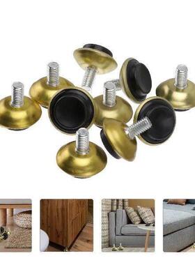 10pcs Adjustable Furniture Feet Pads Durable Iron Rubber