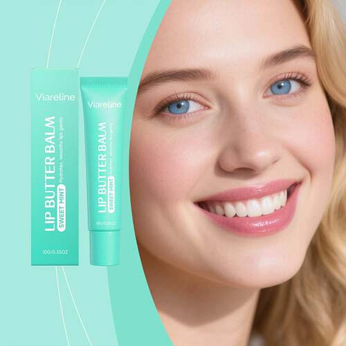 VIARELINE Mint Hydrating Lip Balm - Moisturizing, refreshing