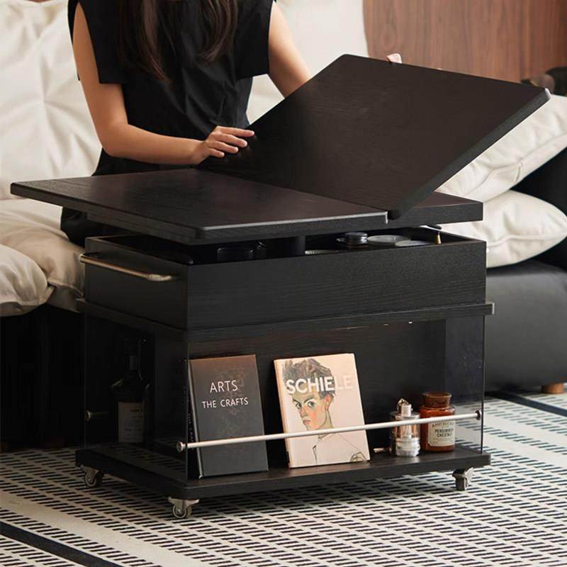 升降折叠茶几轻奢实木客厅家用小户型阳台茶台桌现代简约移动边柜,住宅家具,茶几,淘宝优惠券,粉丝福利购,淘宝优惠卷