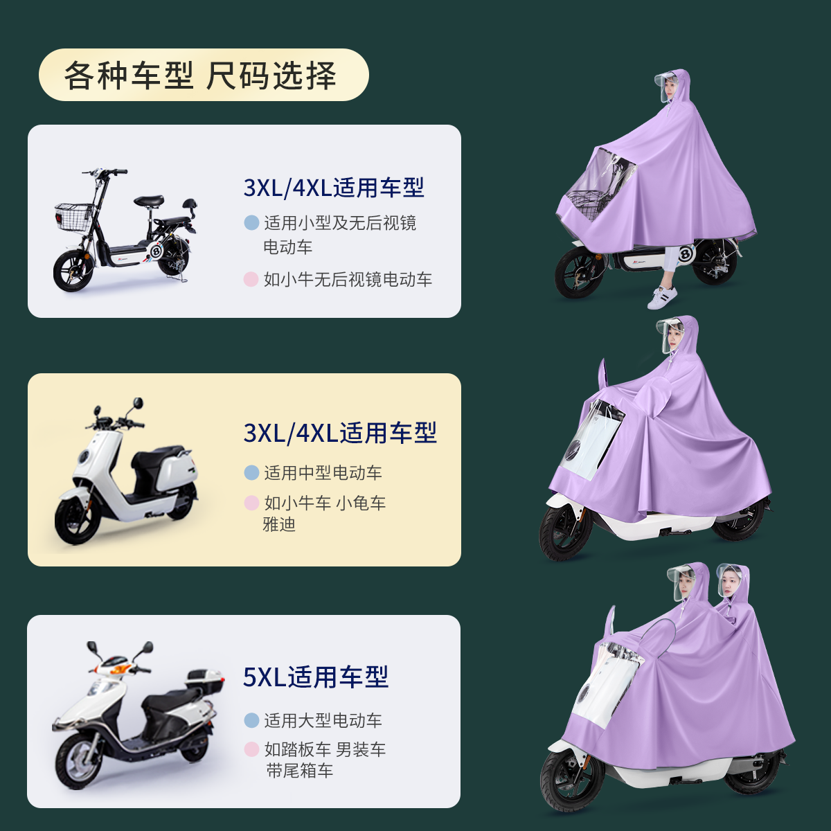 高级电动电瓶摩托车雨衣女款新式单人长款全身防暴雨骑行专用雨披