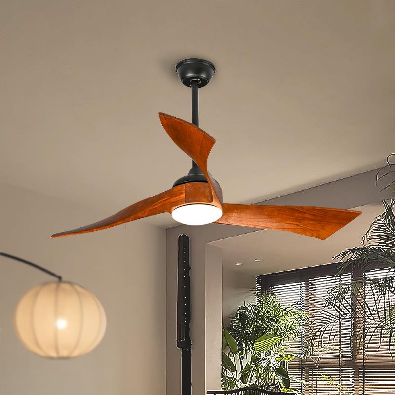 美式复古扇客厅吊扇卧灯餐厅扇灯卧室主吊灯新款吊扇灯238吊直室