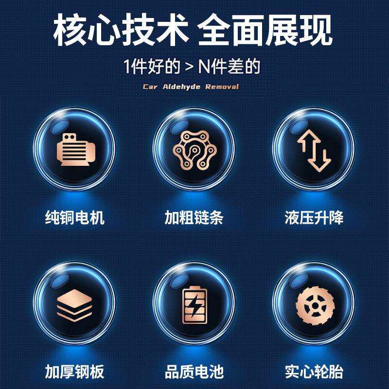 电动叉车2吨小型1吨全自动铅酸锂电四轮座驾式液压升降装卸搬运车