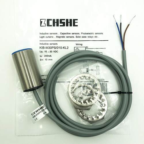 直径30mm电感式接近开关KIB-M30PS-010-KL2直流三线PNP常开传感器