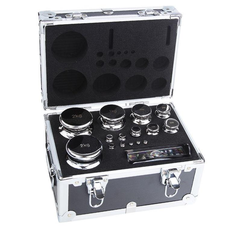 M1级不锈钢砝码1mg-5kg/28个套装砝码F2 F1级304不锈钢计量砝码