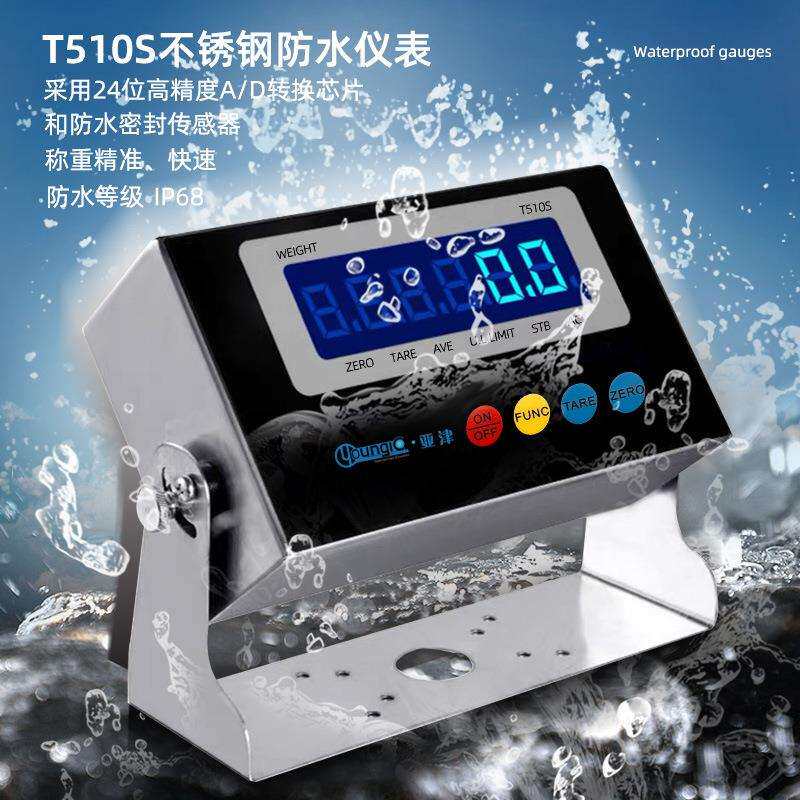 IP68防水电子秤 | 全不锈钢海鲜秤150kg/300kg | 食品厂水产台秤