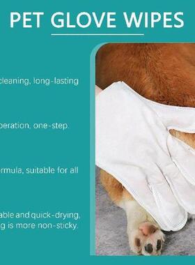 Dog Wipes Washing Glove Pet Grooming Gloves Breathable Cat