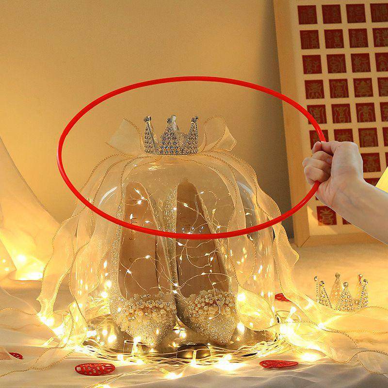 婚鞋盒带锁结婚接亲游戏道具创意套圈水晶盒子婚礼藏婚鞋神器堵门,节庆用品/礼品,堵门/游戏道具,淘宝优惠券,粉丝福利购,淘宝优惠卷