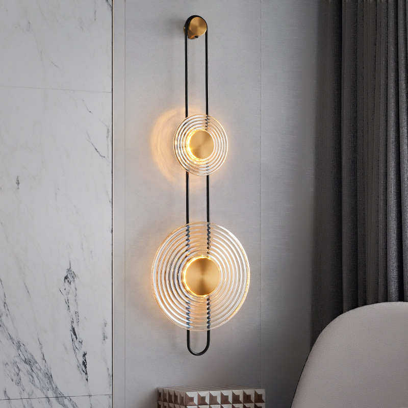 轻奢长款壁灯现代简约客厅卧室床头灯酒店过道楼梯售楼部门厅灯具,家装灯饰光源,壁灯,淘宝优惠券,粉丝福利购,淘宝优惠卷