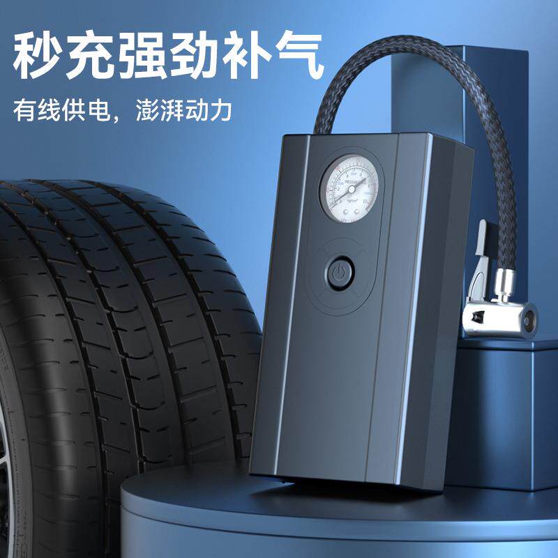 汽车用品车载充气泵12V打气泵汽车用小型便携式轿车电动轮胎气泵