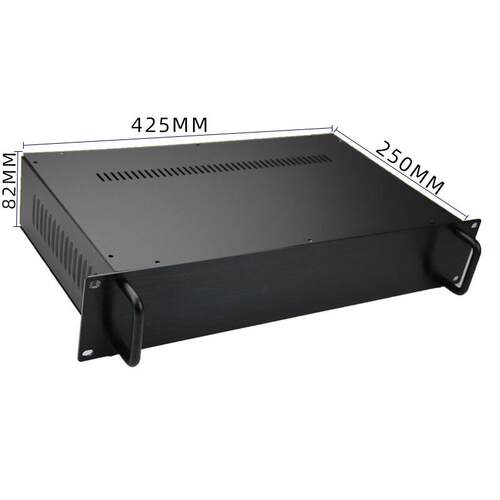 19英寸标准仪器仪表机箱1U2U3U4U5U控制器机壳台式非标铝型材机箱