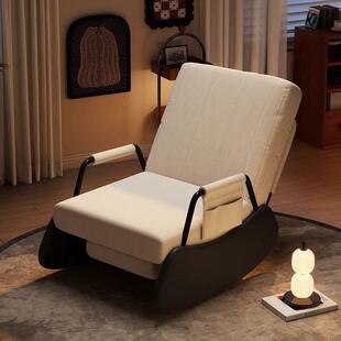 懒人休闲沙发摇IDI摇摇椅单台人椅发大人舒适躺椅沙椅子阳家用客