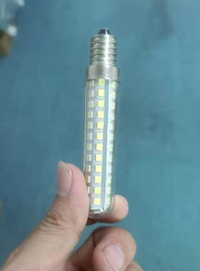 E14小口4W笔式灯泡LED2835冰箱灯冷柜画廊灯正白T18管状玉米灯泡