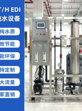 厂家直销0.5吨/小时 EDI超纯水设备 工业级高纯水处理系统