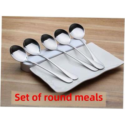 Stainless steel spoons western food spoon main meal spoon so