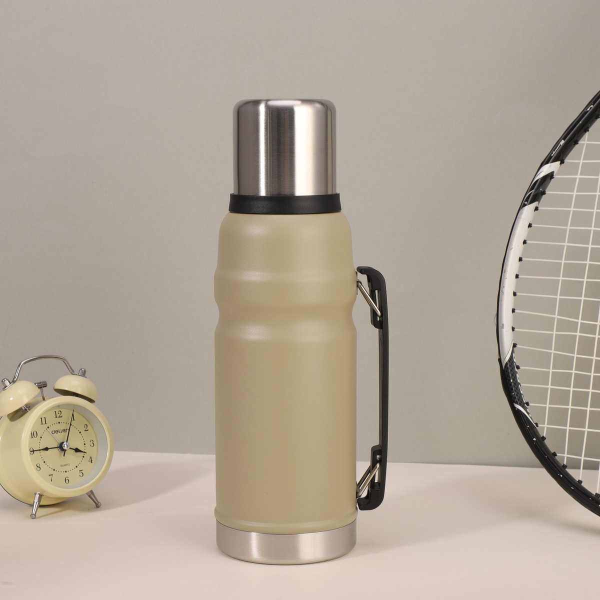 外贸304不锈钢大容量户外便携保温壶运动水杯双层保冷手柄旅行壶,餐饮具,保冷/保温杯,淘宝优惠券,粉丝福利购,淘宝优惠卷