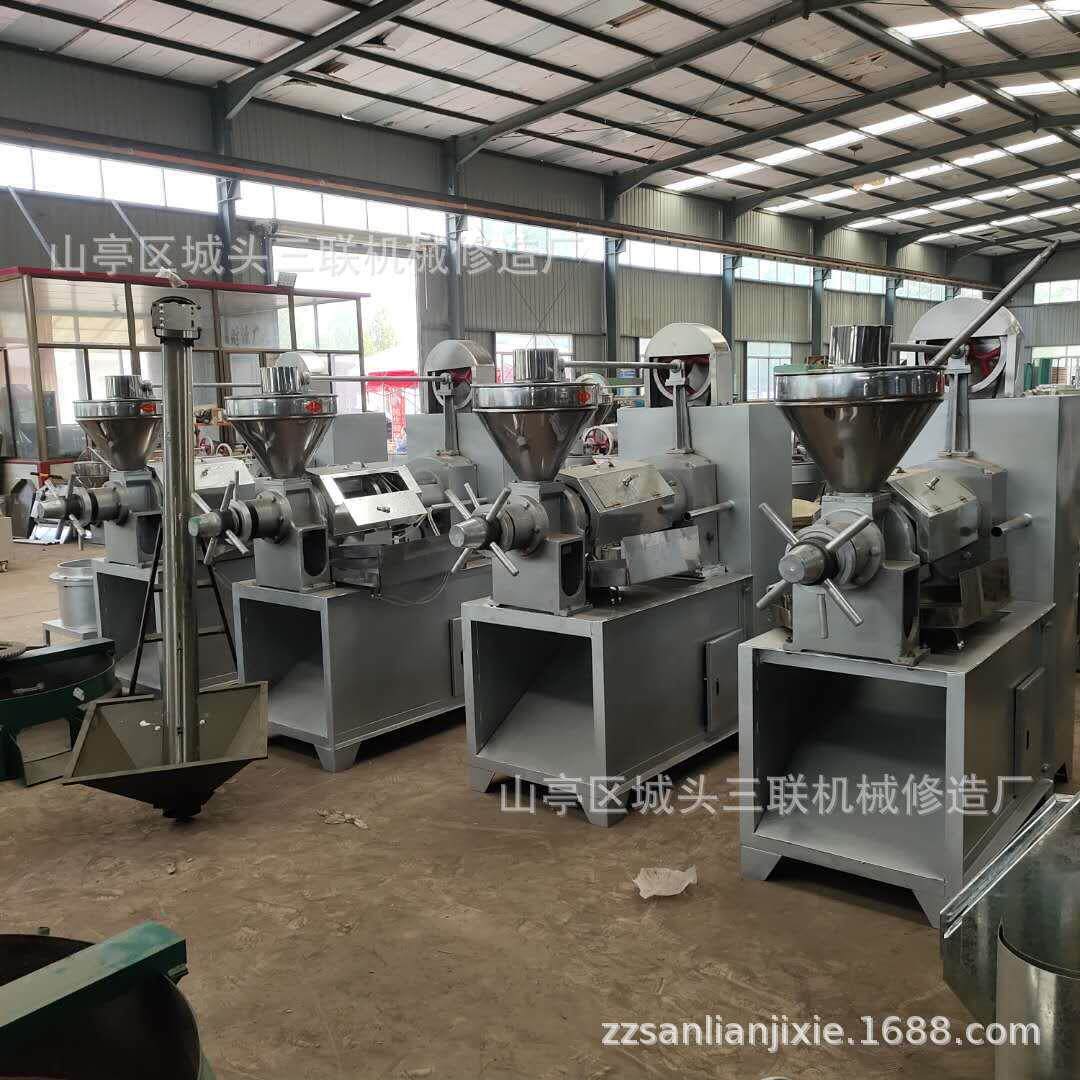 鲁成榨油机家用不锈钢商用花生芝麻亚麻茶籽冷热全自动智能榨油机