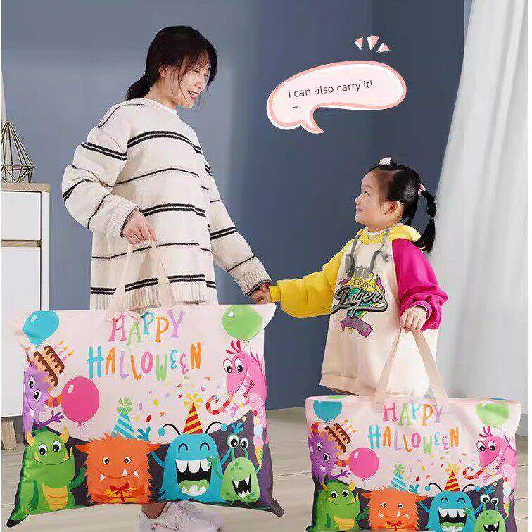 幼儿园被子收纳袋防水防潮牛津布童装卡通手提袋大容量