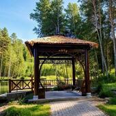 户外茅草凉亭蘑菇亭稻草休闲农场防腐木长廊风景区农庄庭院茅草凉