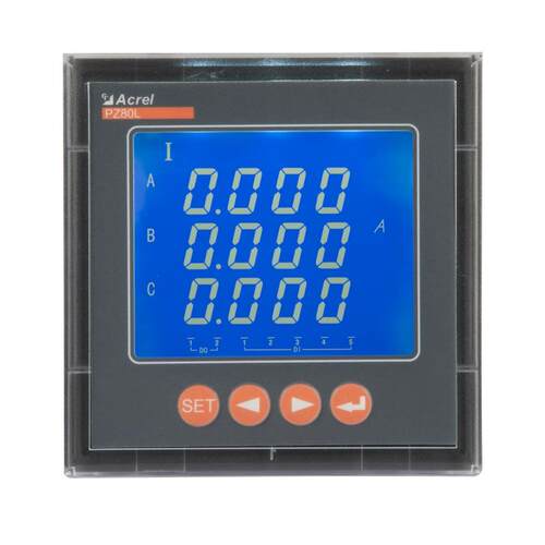 安科瑞PZ80L-AI3三相数显电流表LCD液显电力仪表支持DO模拟量输出