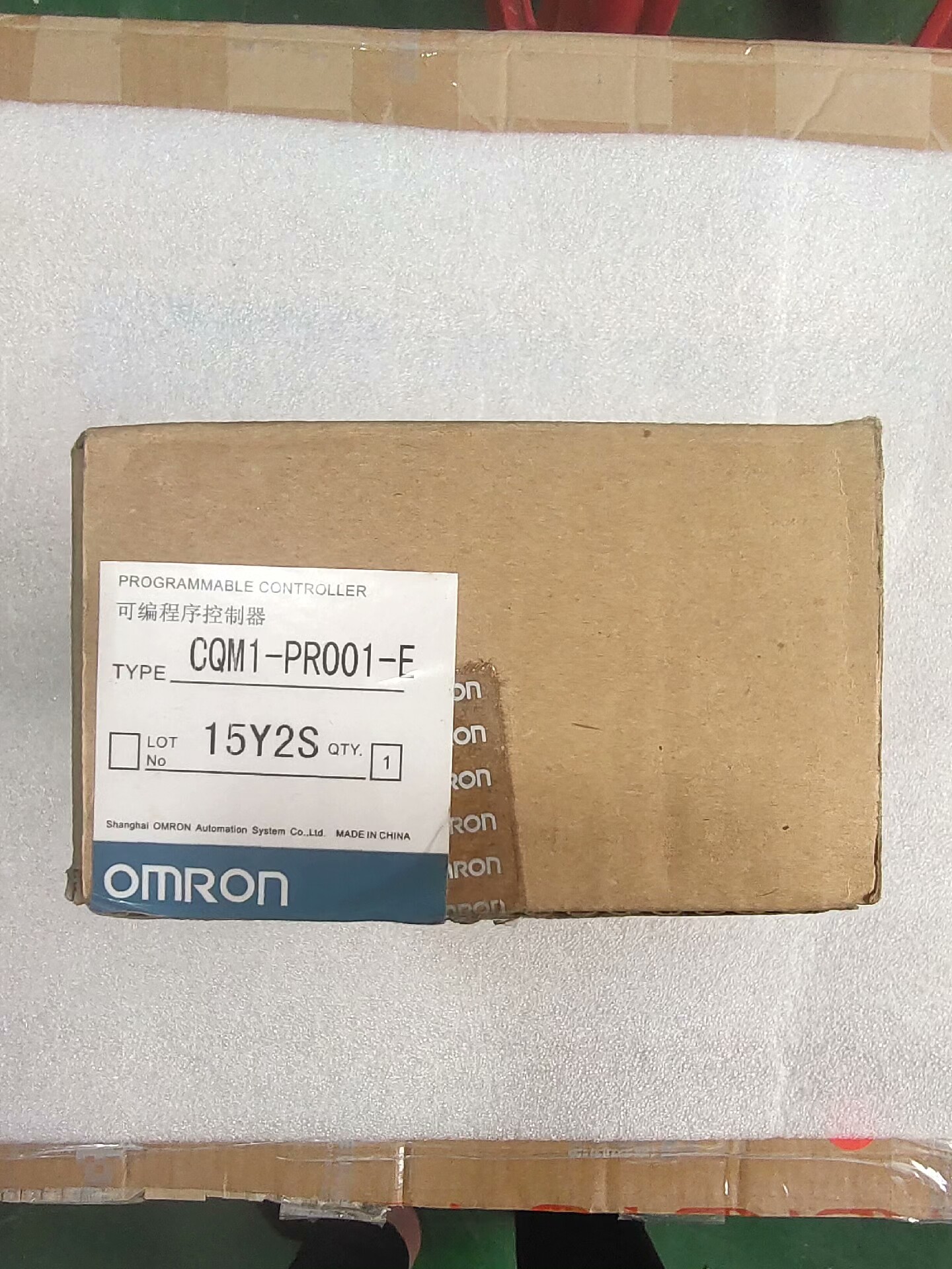 OMRON 欧姆龙  CQM1-PR001-E  实物拍摄