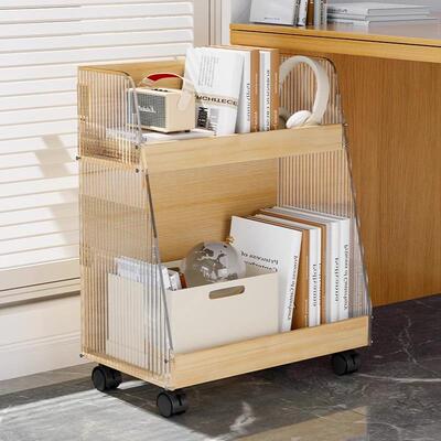 桌下书架书收本纳书YSJ03210桌下架可移动置物办柜公桌文件收纳落