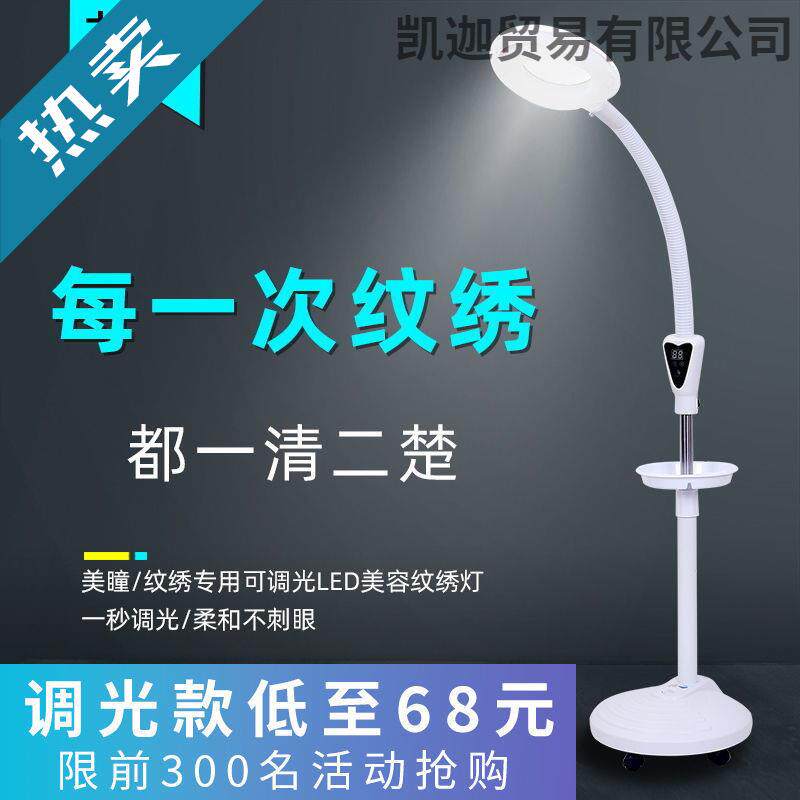 院纹绣灯美甲台灯美睫种睫毛冷光灯落地